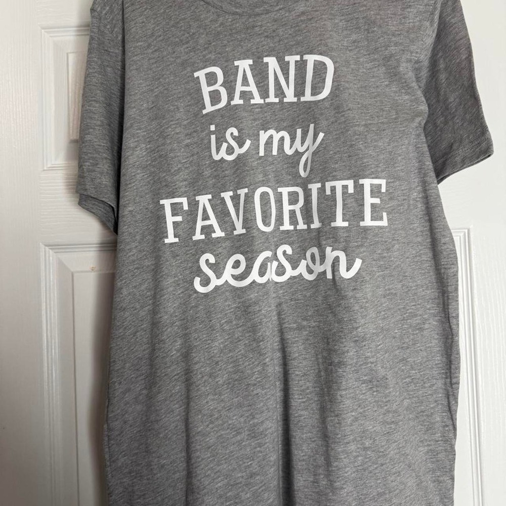 Band is my favorite season" t-shirt Size Large